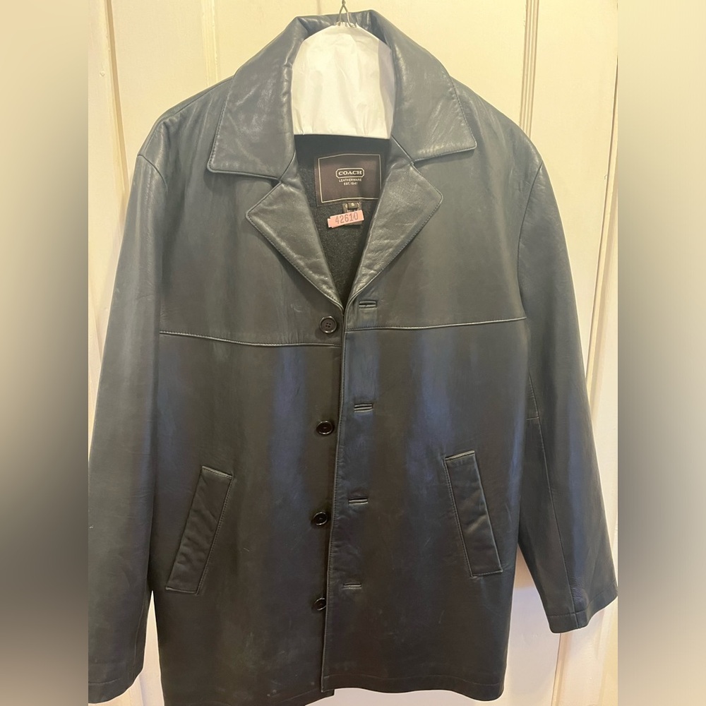 Women’s Coach leather jacket